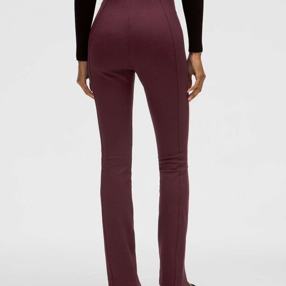 Lululemon Stretch Knit High-Rise Pull-On Pant Extra Small Garnet NWT - Picture 1 of 11
